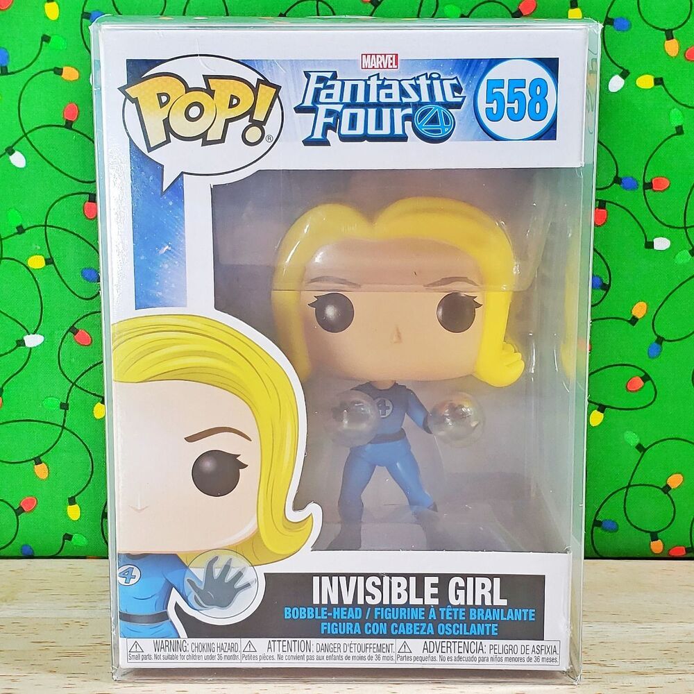 Funko PoP Marvel Fantastic Four Invisible Girl #558 Vinyl Figure + Protector New